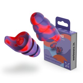 PartyBeanz Ear Plugs for Parties, Music, Festivals, Discos and Concerts - High Music Quality - High Speech Clarity - Prevents Hearing Damage - Soft Material - Reusable