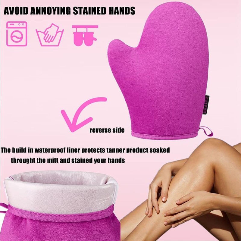 GAIYAH Self Tanning Mitt Applicator - Self Tanning Mitten Self
