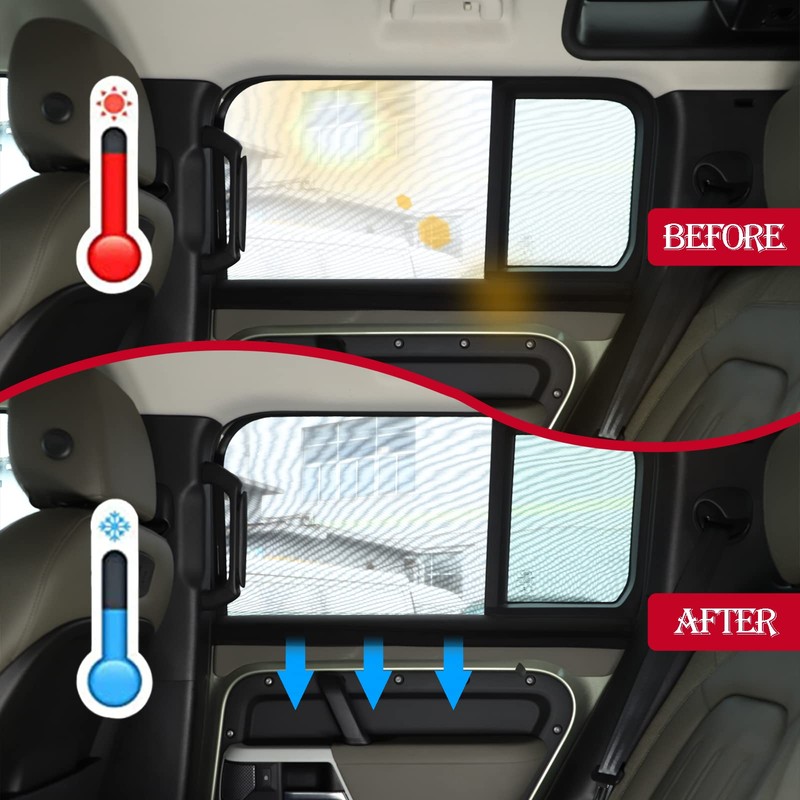 LLKUANG 100% Protection from Bugs Compatible with Land Rover Defender