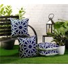 Red Rainbow 4 Pack Waterproof Garden Cushion Covers Boho Arrow