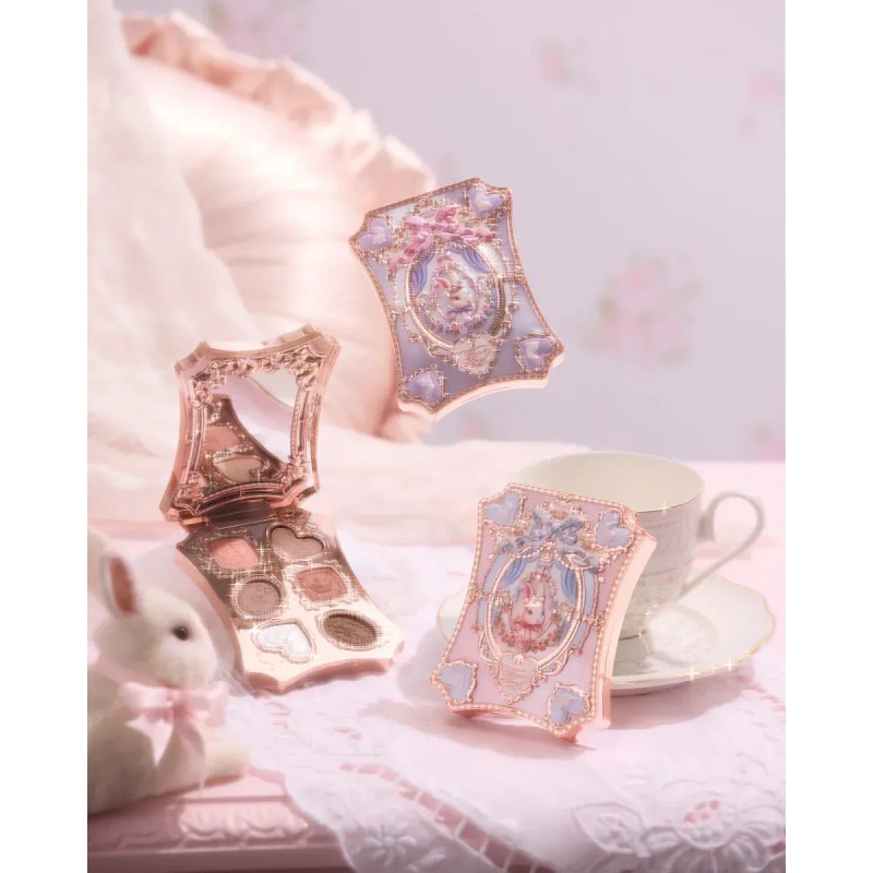 Paleta De Sombras 5 Tonos Flower Knows Nude Original Kawaii