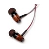 Symphonized DRM red Gray DRM Premium Genuine Wood in-Ear Noise-isolating