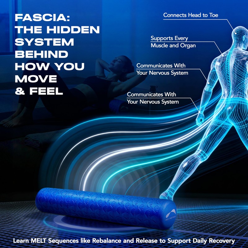 MELT Method 36 Inch Soft Foam Roller for Physical Therapy