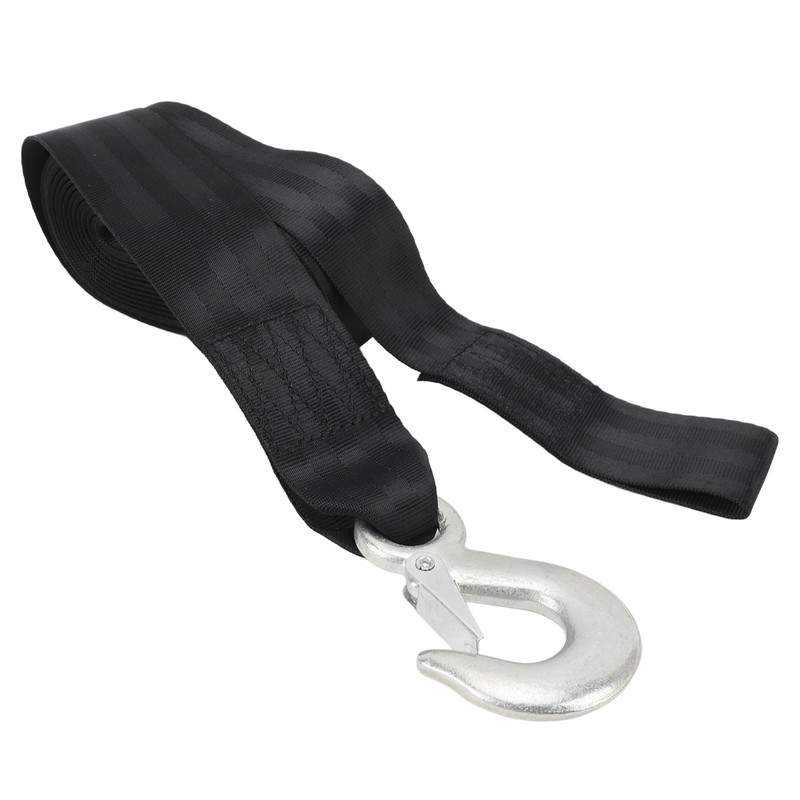 Heavy Duty Winch Strap with Hook 3500lb Load Boat Trailer