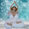 Pommerntraum ® Decorative Figure Yoga Angel Ruby Angel Mollyangel Guardian