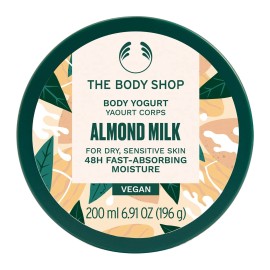 The Body Shop Almond Milk Body Yogurt 6.91 Fl Oz Instant Hydration Lightweight Cream Radian...