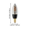 EGLO connect.z Smart-Home LED Deko Leuchtmittel E14, C35, ZigBee, App