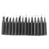 14Pcs Soldering Iron Tips External Heating Copper Welding Head Solder
