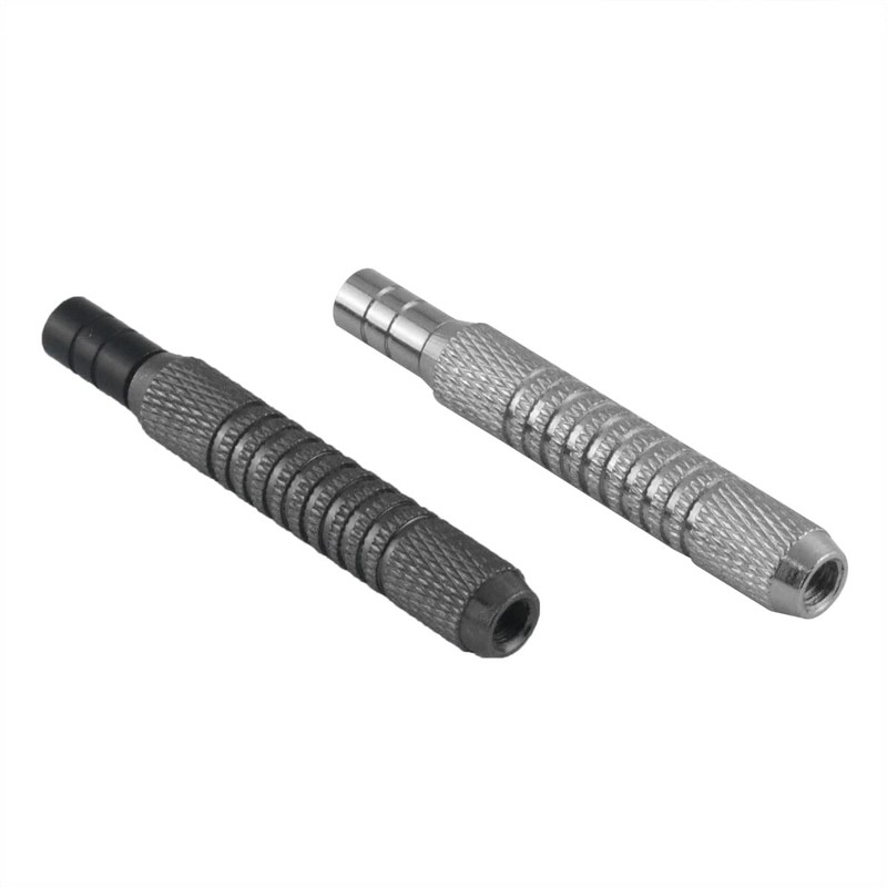 DGHAOP 9pcs 2g Dart Weights Fine Copper 6x11mm Black/Silver/Brass 2ba