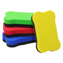 PPhtony Whiteboard Eraser 8Pcs Assorted Color Small Magnetic Dry Eraser Chalkboard Cleaners Wiper for Classroom Office and Home (7 * 4cm, Little Bones)