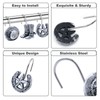 Western Shower Curtain Hooks Rustic Farmhouse Shower Curtain Rings for