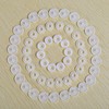 LIHAO Snap Button Plus Snaps, 100 Pairs, 0.5 inches (12