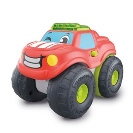 Clementoni Baby Leone Pick-up, Macchinina Bambino 1-4 Anni, Gioco Prima Infanzia, Fuoristrada con Suoni e Sirene, Stimola Manualità, Vista e Udito, Made in Italy, Lingua Italiana, 17500