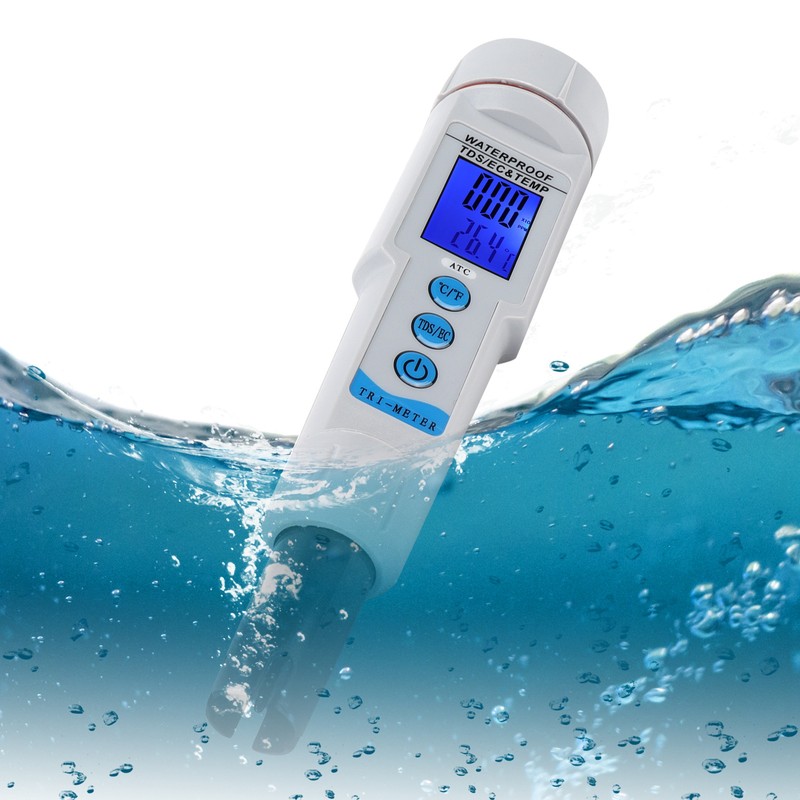 Water Quality Analyzer EC/TDS Monitor Conductivity Meter for Drinking Water