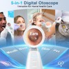 Aspoven Otoscope Ear Camera with Light, 1.4” Screen 1080P HD