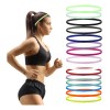 15pz Bandas Elásticas Moda Deportivas Delgadas El Cabello Camuflaje 2