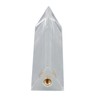 Crystal Prism Colorful Triangular Crystal Suncatcher with Bottom 1/4 Thread