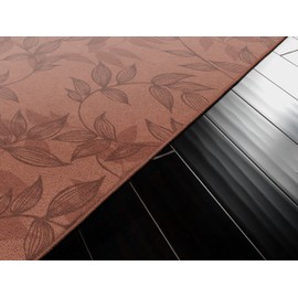 Brumlow Mills Entwined Simple Floral Home Indoor Area Rug with Colorful Print Pattern, Perfect for Any Living Room Decor, Dining Room, Kitchen Rug, or Bedroom Area Rug, 2'6" x 3'10", Red