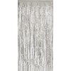 Allgala 4 Pack Silver Metalic Tinsel Party Photo Backdrop Curtain