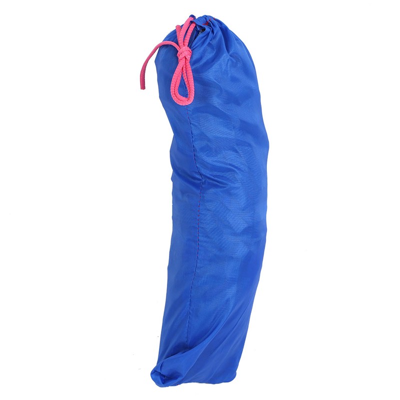 200x150cm Blue Portable Outdoor Camping Hammock with Rod Camping Courtyard
