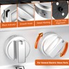 KEIFI Stainless Steel Stove Knob Replacements for GE Gas Stove