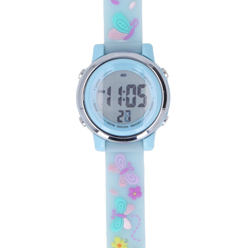 LED Kids Watch Waterproof Backlight Cartoon Digital Child Watch with