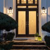 Gama Sonic Polaris Solar Wall Sconce Light, Outdoor Warm White