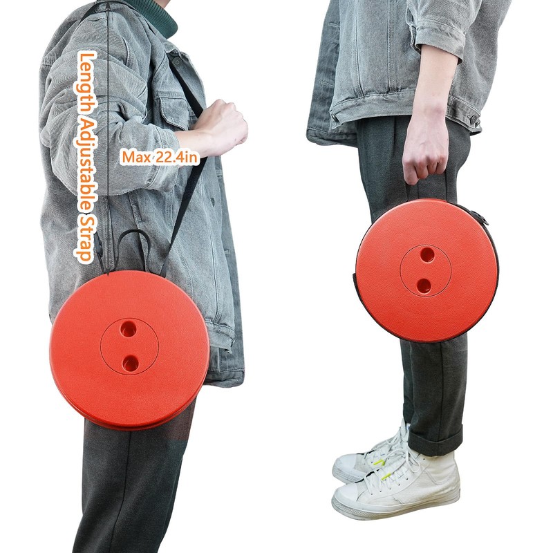 Boreeman Upgraded Folding Stool Lightweight Yet More Sturdy with Load