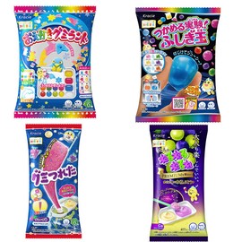 Neruneru Colorful Peace Japaneese DIY Assortment 4pcs Kracie Children Snack Food Ninjapo