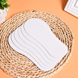 HugeDE 50 Pcs Card Board Sock Inserts White Sock Display Cards Short Socks Jigs Cardboard Socks Form Socks Stockings Packaging Cards for Small Business