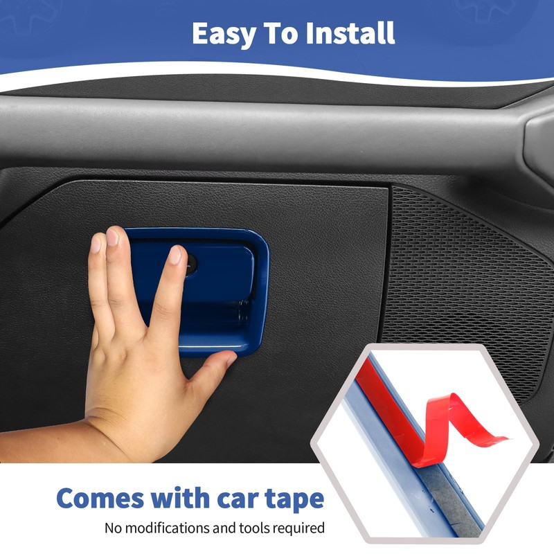 RT-TCZ Glove Box Compartment Handle Trim Cover Co-Pilot Storage Organizer