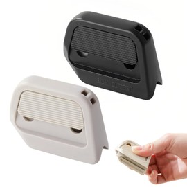 Mini Ceramic Box-opening Knife, Ceramic Safety Blade, Compact Size for Easy Storage, Automatic Retraction with Magnetic Attachment, Long-lasting Sharpness (Black and White) (2, Black And White)