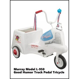 Murray Good Humor Truck Pedal Tricycle NEW Metal Sign: Murray Model L-950