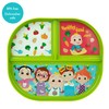 CoComelon Toddler Feeding Bundle with Reversible Plate and 4 Textured