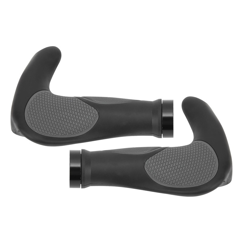 22.2mm Mountain Bicycle Ox Horn Handbar Bilateral Locking Durable Rubber