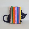 Balvi Bookend Hidden Cat Colour black Cat shaped Support for