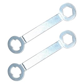 Metal Football Boot Stud Wrench - 2 PCS Football Studs Spanner Steel Track Spikes Wrench, Rugby Stud Key Replacement Tool for M5 Soccer Shoes, Football and Rugby Shoes