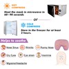 Máscara de Ponderada para Microondas para Ojos Secos, Compresa Caliente