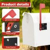Mailbox Flag Replacement Kit, Galvanized Steel Mailbox Flag Hardware Kit