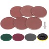 Mardatt 65Pcs 5" No-Hole Sanding Discs Pads Kit with Hook