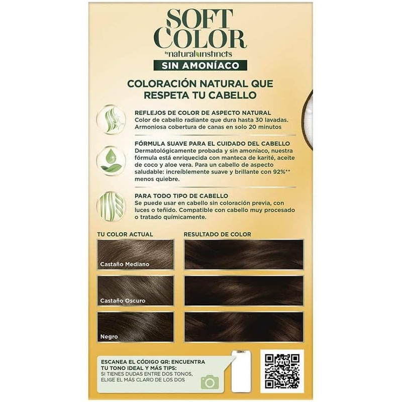 Soft Color Tinte Semi Permanente 30 Castaño Oscuro