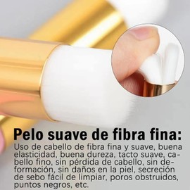 Cepillo Limpiador de Pestañas, Cepillos de champú de Pestañas Faciales Suaves de Aluminio con Acrílico para el Hogar (Blanco)