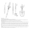 Dip Calligraphy Pen Set Feather Ink Sac Fountain Pen Gift