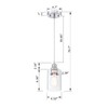 WISBEAM Pendant Lighting Fixture, Hanging Ceiling Lights with E26 Medium