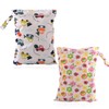 Zip Pockets Nappy Bags, Pack of 2 Nappy Bags, Small