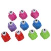 10pcs Craft Hole Punch Shapes Set, Mini Punches for Paper