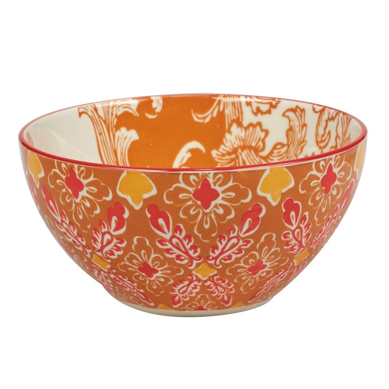 Certified International Damask Floral 4.75" All Purpose Bowls, Set of