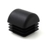 Qty: 16pcs 20mm (3/4") Square Tube Domed Ribbed Inserts End