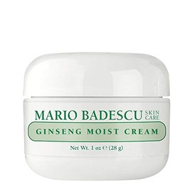 Mario Badescu Ginseng Moist Cream Hidratante facial diario ligero | Crema facial hidratante revitalizante y revitalizante para la piel | Cuidado de la piel que ilumina, nutre y suaviza | 1 onza