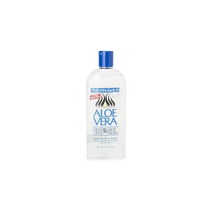 Fruit of the Earth Moisturer Gel, Aloe Vera, 12 Ounce
